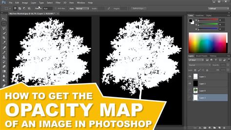 How to make an Opacity Map in Photoshop (Alpha Channel Transparency ...