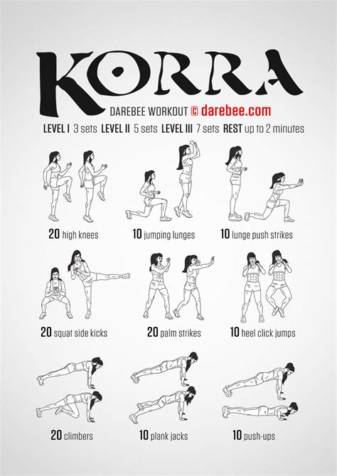 Darebee anime workouts