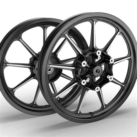 Black Alloy Wheels-Single | Bullmenn Motors Royal Enfield