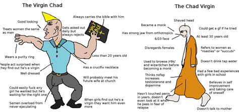 The Virgin Chad vs The Chad Virgin : r/virginvschad