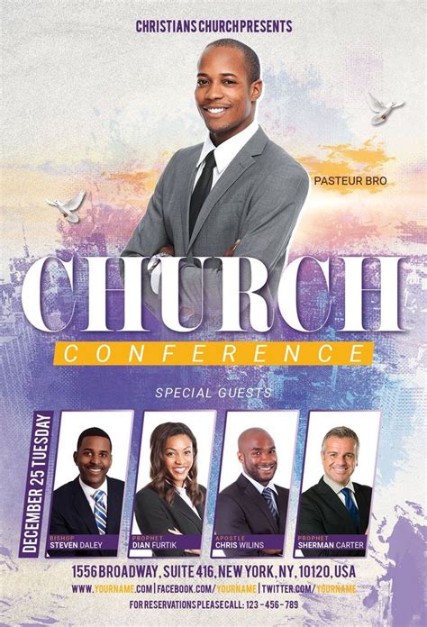 Church Conference Flyer Poster | Church poster design, Church poster, Church graphic design