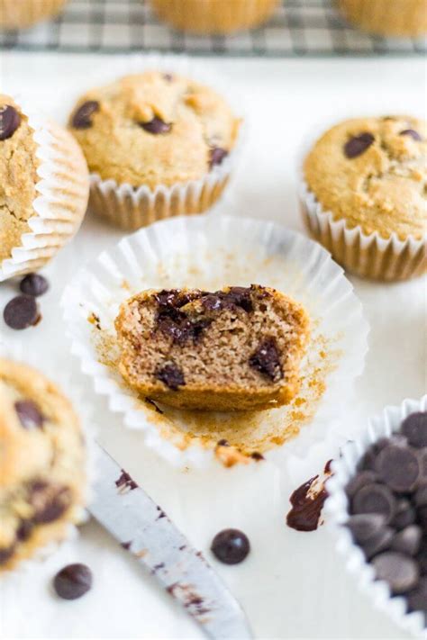 Chocolate Chip Almond Flour Muffins | What Molly Made