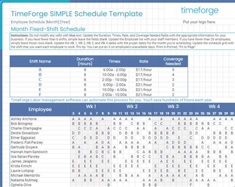 Weekly Work Schedule Template For Excel — ProjectManager | atelier-yuwa ...