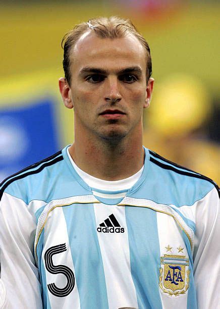 Argentinean players Esteban Cambiasso is seen before the start of the... | Sports hero ...