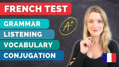 French Test 🇫🇷 - 40 Questions About Grammar Conjugation Vocabulary and ...