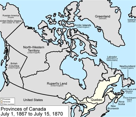 Canada provinces 1867-1870 - Canadian Confederation - Wikipedia, the ...