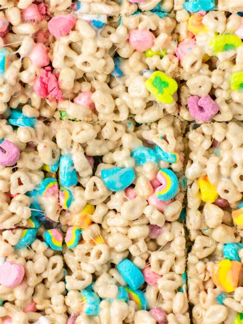 Lucky Charms Cereal Bars - Ginger Snaps Baking Affairs