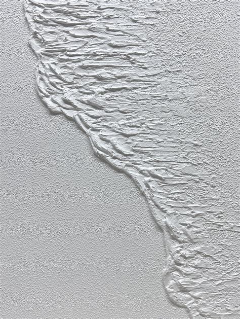White Waves Abstract Paintingwhite Wall Artwhite 3D Textured - Etsy