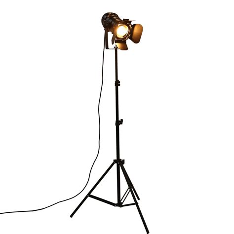 Industrial Bar Creative Studio Retro Tripod Black Floor Lamp Lights Room Light Stand OY16F01 ...
