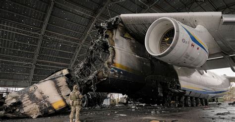 Images Show Wreckage Of World’s Largest Plane Antonov AN-225 Mriya