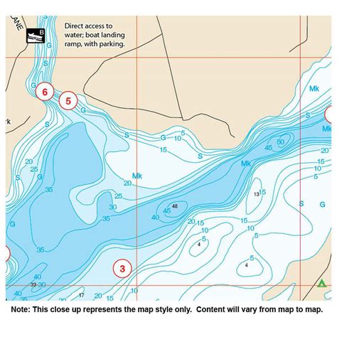 Fishing Hot Spots White Bear Lake Fishing Map | Sportsman's Warehouse