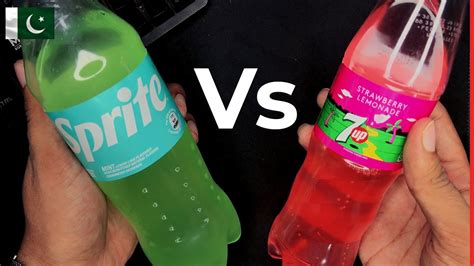 Sprite Mint Vs 7Up Strawberry Lemonade In Pakistan & India | Best Summer Energy Drink - YouTube