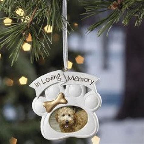 GeeksHive: Loving Memory Dog Memorial Christmas Ornament Photo - Ornaments - Home Décor Accents ...