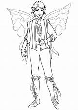 Fairy Coloring Tulamama Sketch Page sketch template
