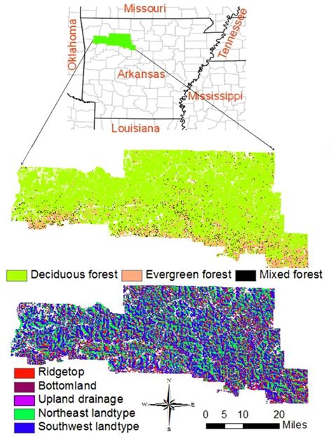 The study area is located in the Boston Mountains of Arkansas. These ...