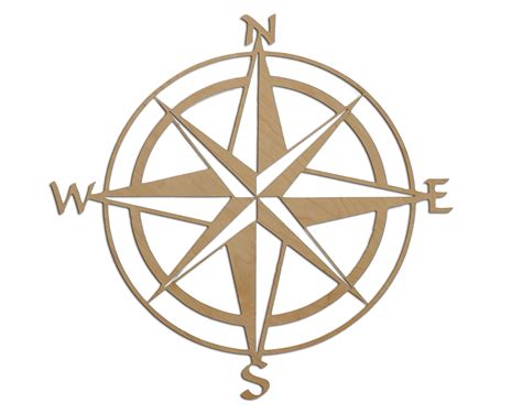 Nautical Themed Map Compass Rose 24" - NSEW - North South East West Directional Compass. Check ...