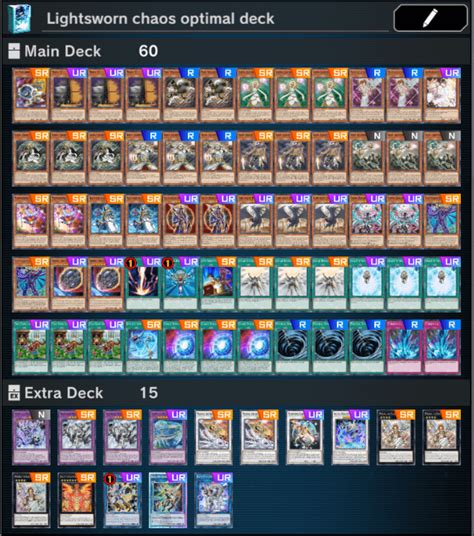 Lightsworn/chaos deck with grass. Really wanted to build this and have ...