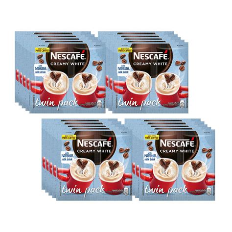 NESCAFÉ Creamy White 3-in-1 Coffee Twin Pack 51g - Pack of 20