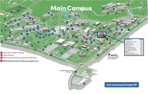 Map Of Alabama Campus - Topographic Map