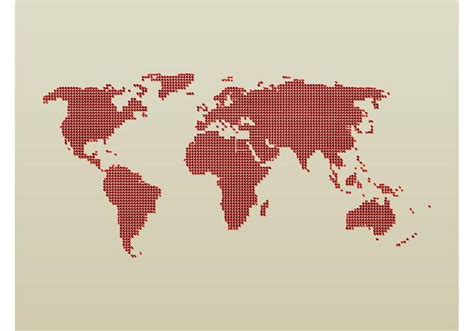 Dotted World Map ai vector | UIDownload