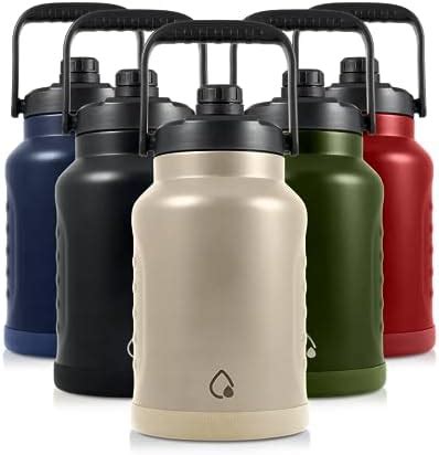 Amazon.com: AQUAFIT One Gallon Water Bottle Insulated - Gallon Water Jug 128 oz - Large Water ...