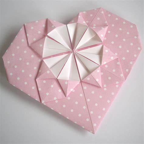 origami heart valentine's day card by paperbuzz | notonthehighstreet.com