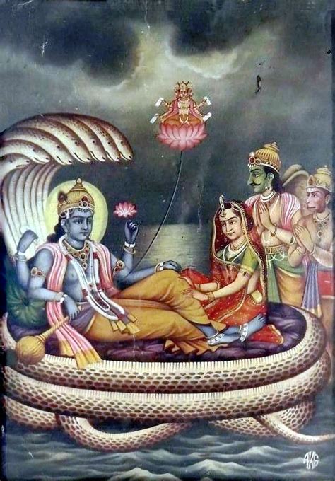 Vishnu Lakshmi on Sheshnag