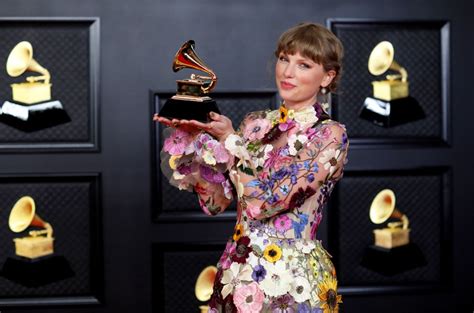 Taylor Swift Reflects on Her 'Marvelous Time' at 2021 Grammys