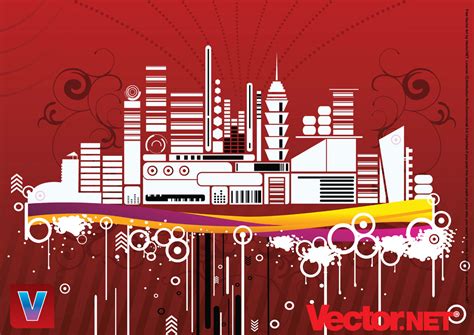 City Illustration Vector Art & Graphics | freevector.com