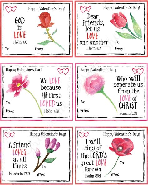 printable bible verse valentine cards ministry to children valentines day - free printable ...