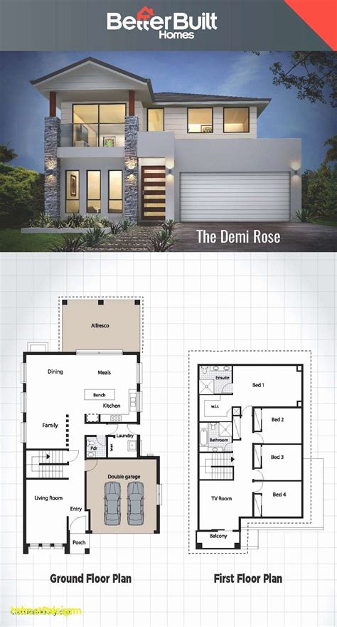 Small Two Story House Plans With Balcony – Architectural Design Ideas