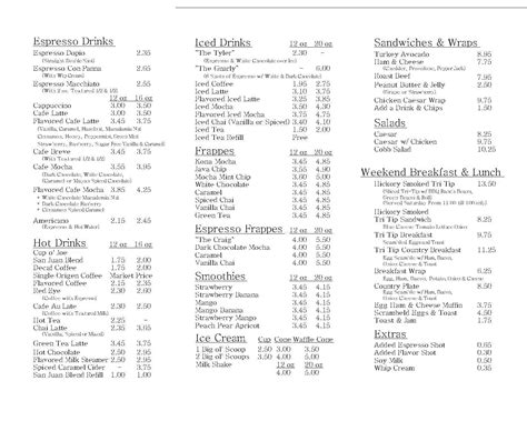 Hidden House Coffee Menu, Menu for Hidden House Coffee, San Juan Capistrano, Orange County ...