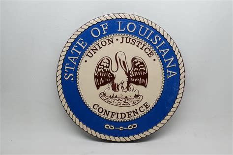 Louisiana State Seal Plaque – Scalecraft