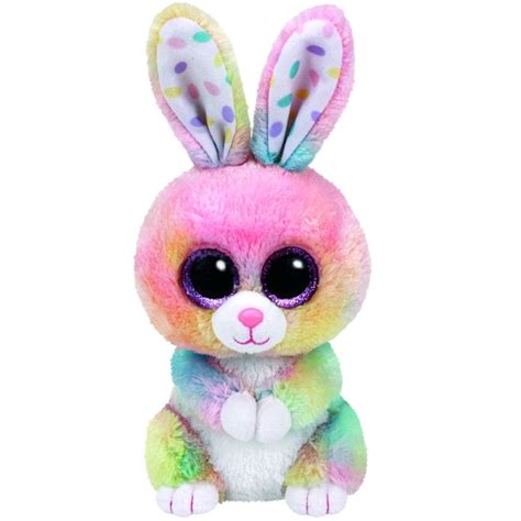 TY Beanie Boos - Bubby Easter Multi Color Bunny (Glitter Eyes) Small 6" Plush - Walmart.com ...