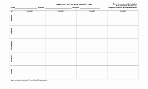 46 Pre K Lesson Plan Template Free | Heritagechristiancollege