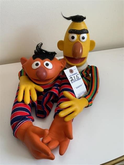 Bert & Ernie Puppets | Live and Online Auctions on HiBid.com