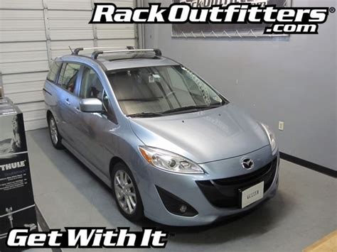 Mazda Mazda5 Thule SILVER AeroBlade EDGE Roof Rack '13-'15* | Car racks ...