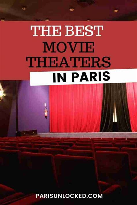 Best Movie Theaters in Paris: A Few Favorites - Paris Unlocked