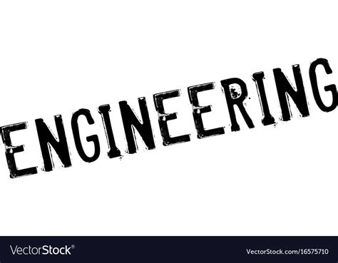 Engineering rubber stamp Royalty Free Vector Image