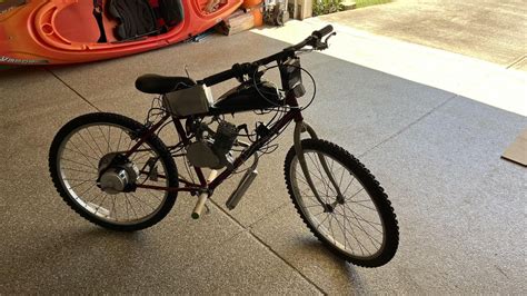 A hybrid bike (gas+electric) still in progress but working well :) : r ...