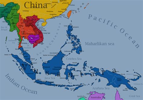 Map of The Nusantara Federation : r/imaginarymaps