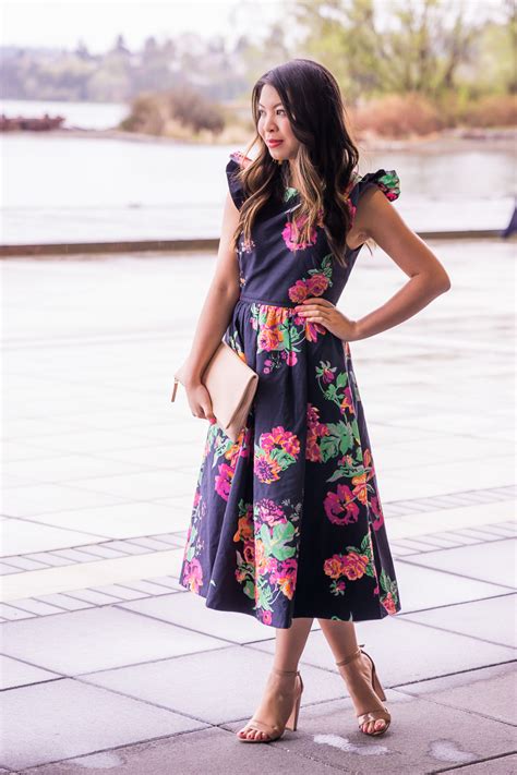 Dark Floral Dress | Just A Tina Bit