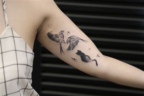 Old school birds tattoo - Tattoogrid.net