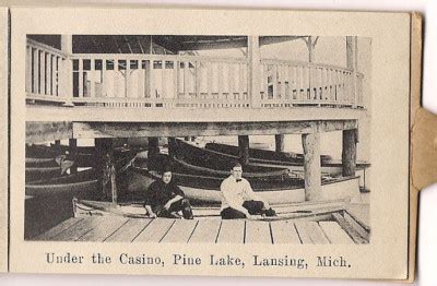 Haslett Michigan, PINE LAKE LANSING Multi-View 1908 PC | #138098753