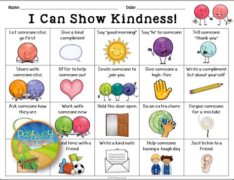 Teaching Kindness with a Free Activity - The Pathway 2 Success