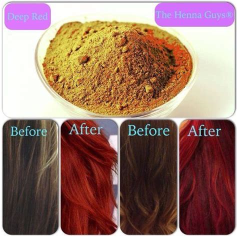 Henna Hair dye for Deep Red Hair | Red henna hair, Henna hair dyes ...