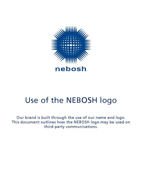 Use of Nebosh Logo | PDF | Business