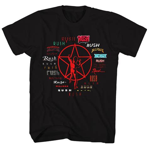 Rush T-Shirt | Official Logo History Rush T-Shirt