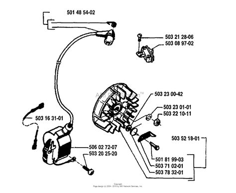 Husqvarna 51 (1994-06) Parts Diagram for Ignition/Flywheel