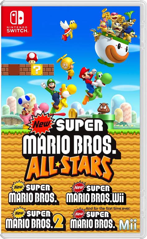 My idea for new super Mario all stars, featuring 3 remastered games ...